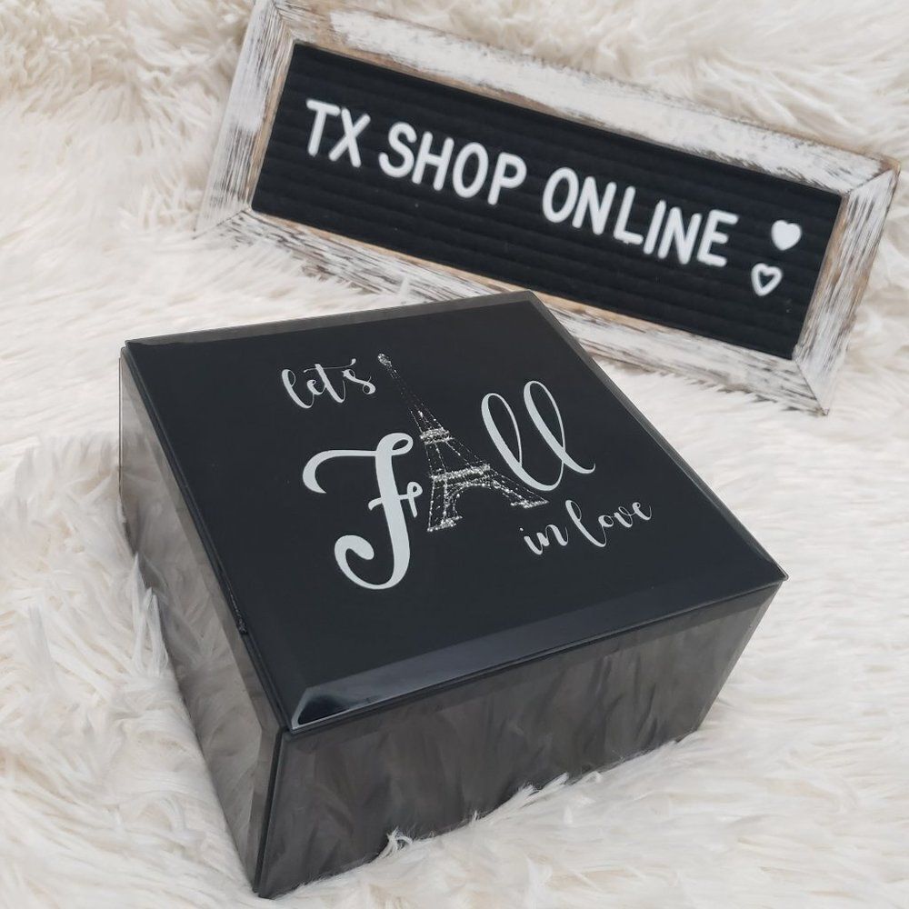 It's fall in Love PARIS Theme Mirror Jewelry Box